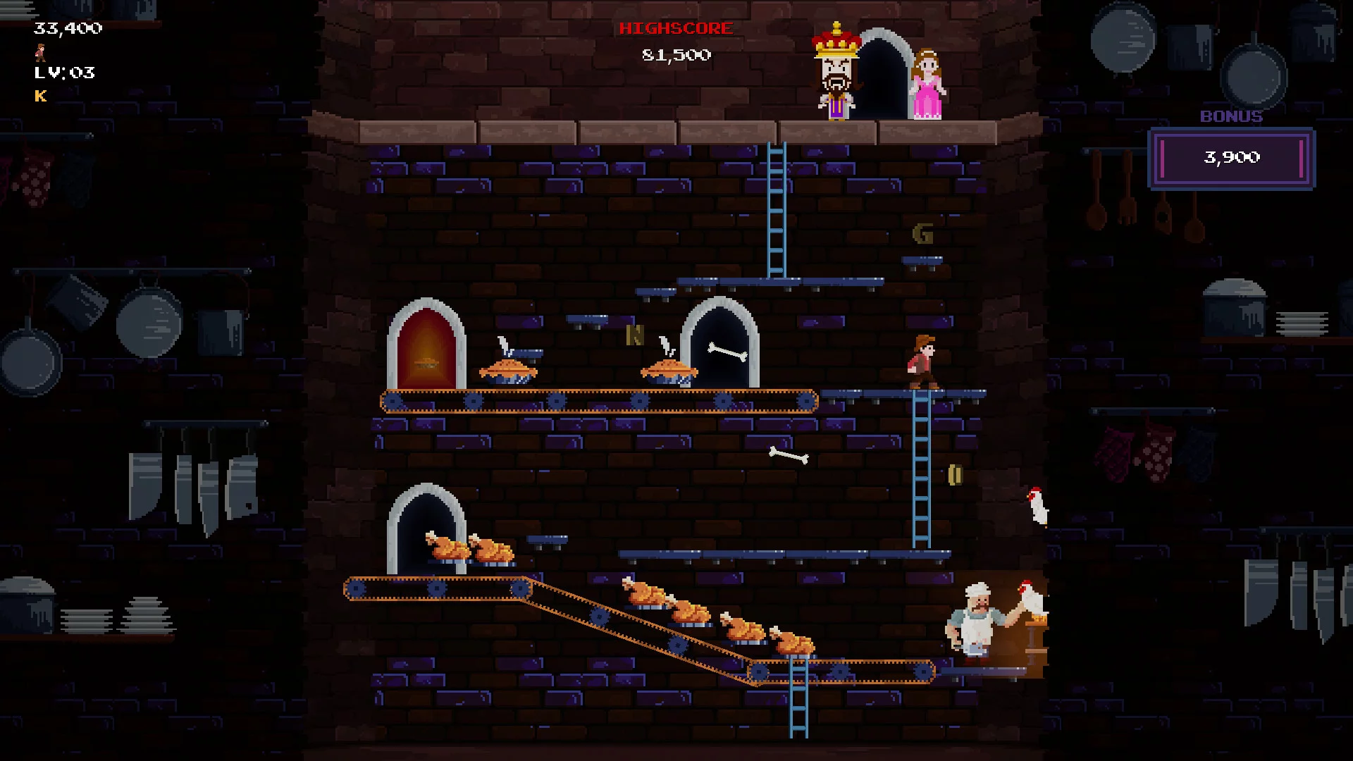 Изображение игры: Castle Kong