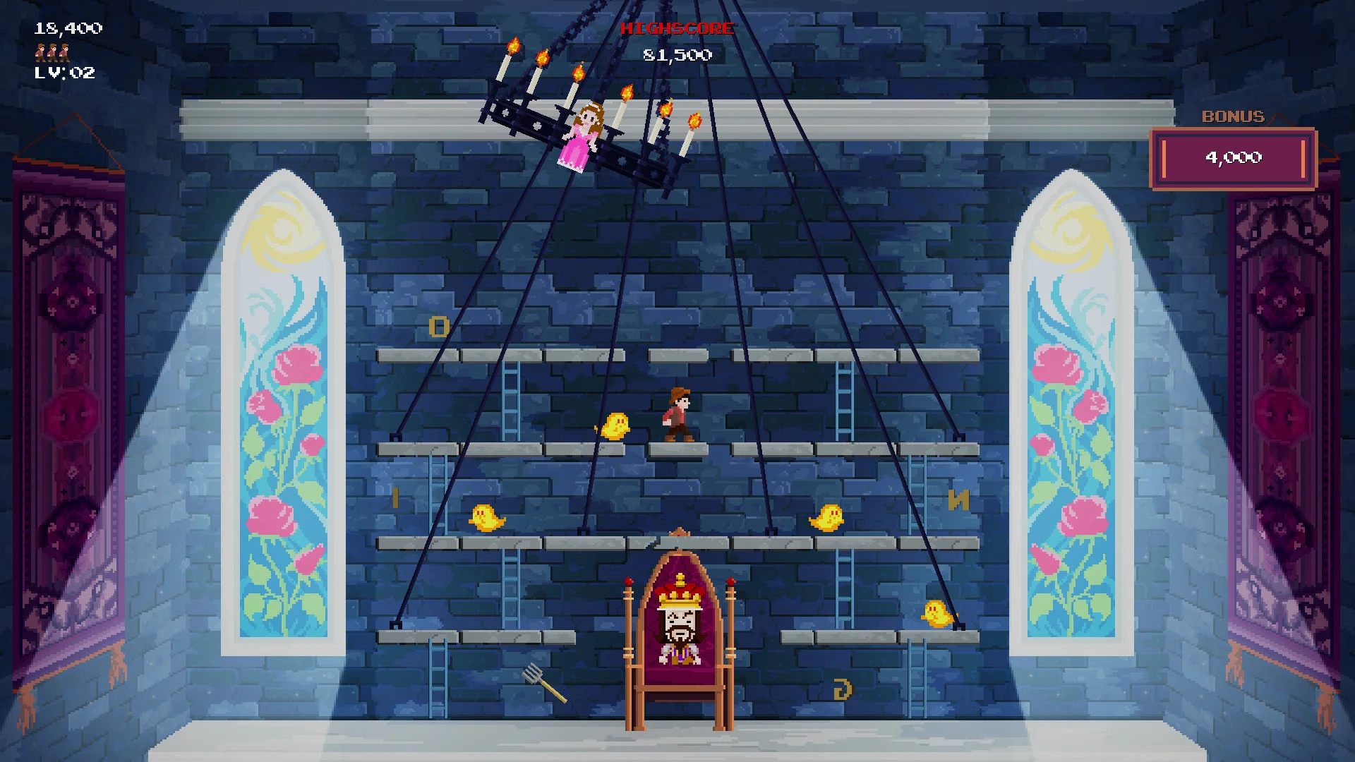 Изображение игры: Castle Kong