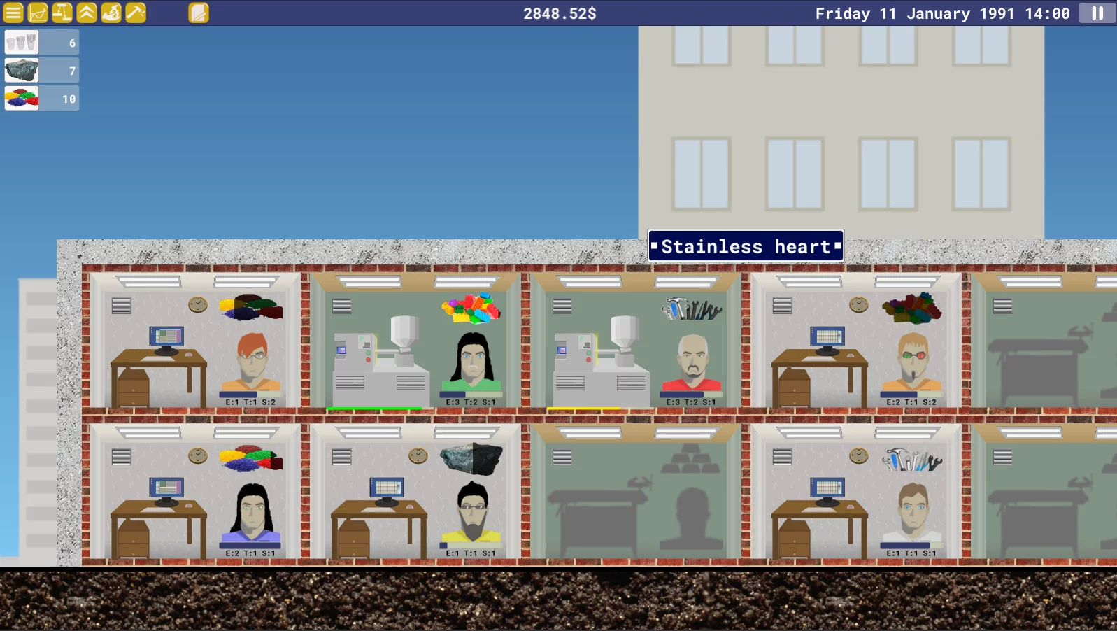 Изображение игры: Factory Manager