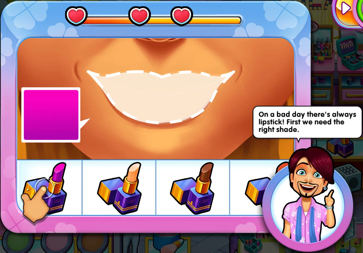 Изображение игры: Sally's Salon: Kiss & Make-Up