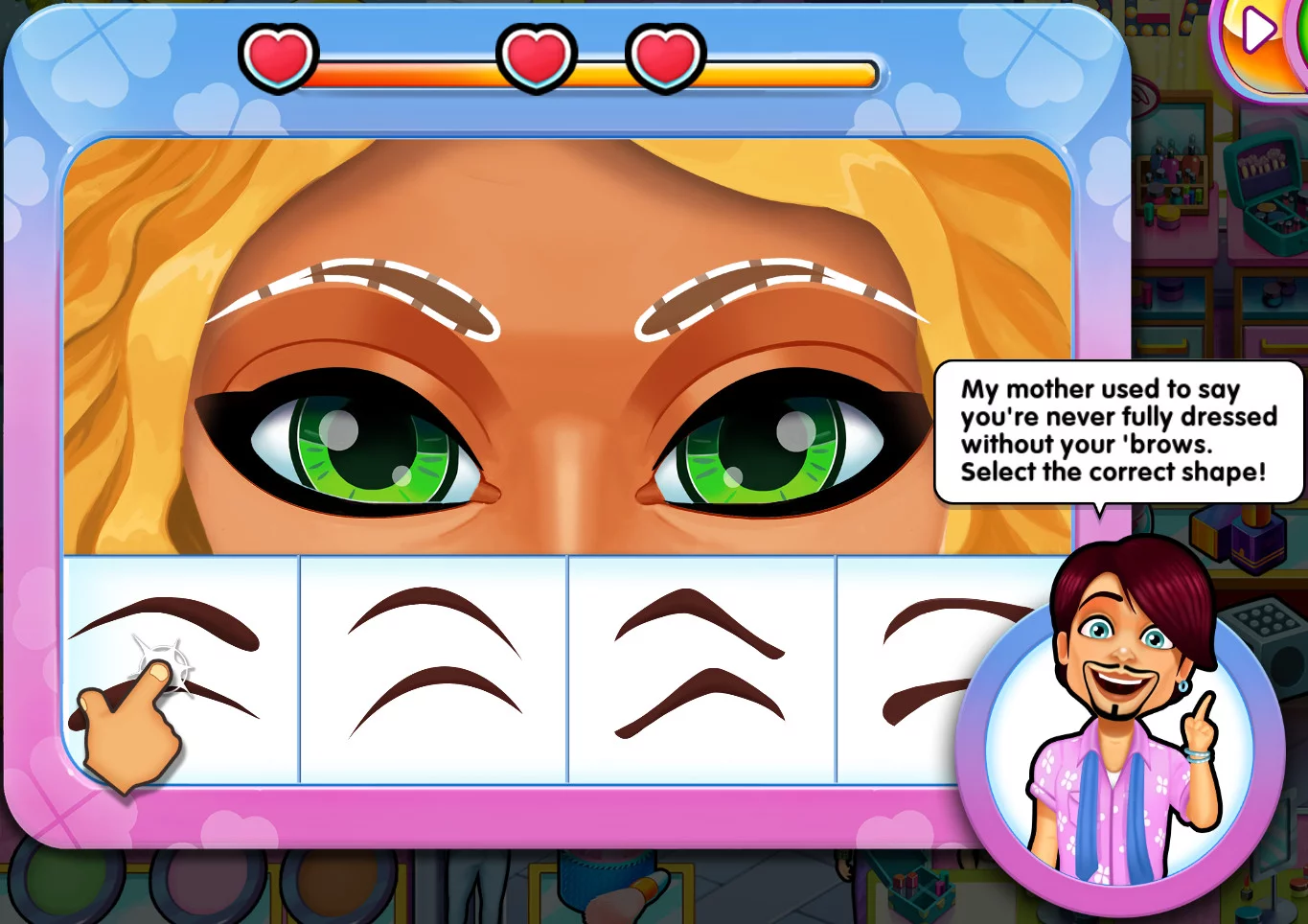 Изображение игры: Sally's Salon: Kiss & Make-Up