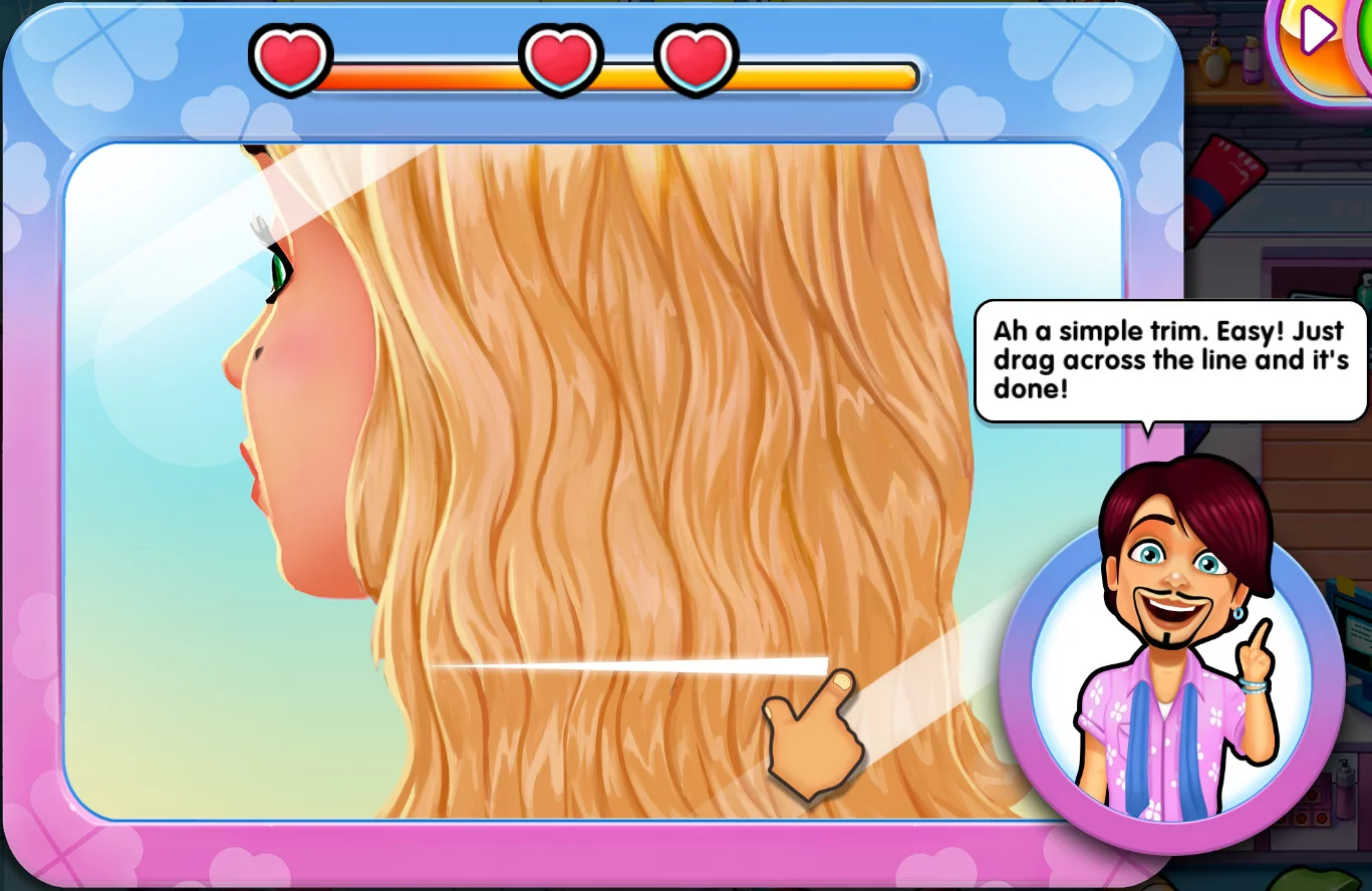 Изображение игры: Sally's Salon: Kiss & Make-Up