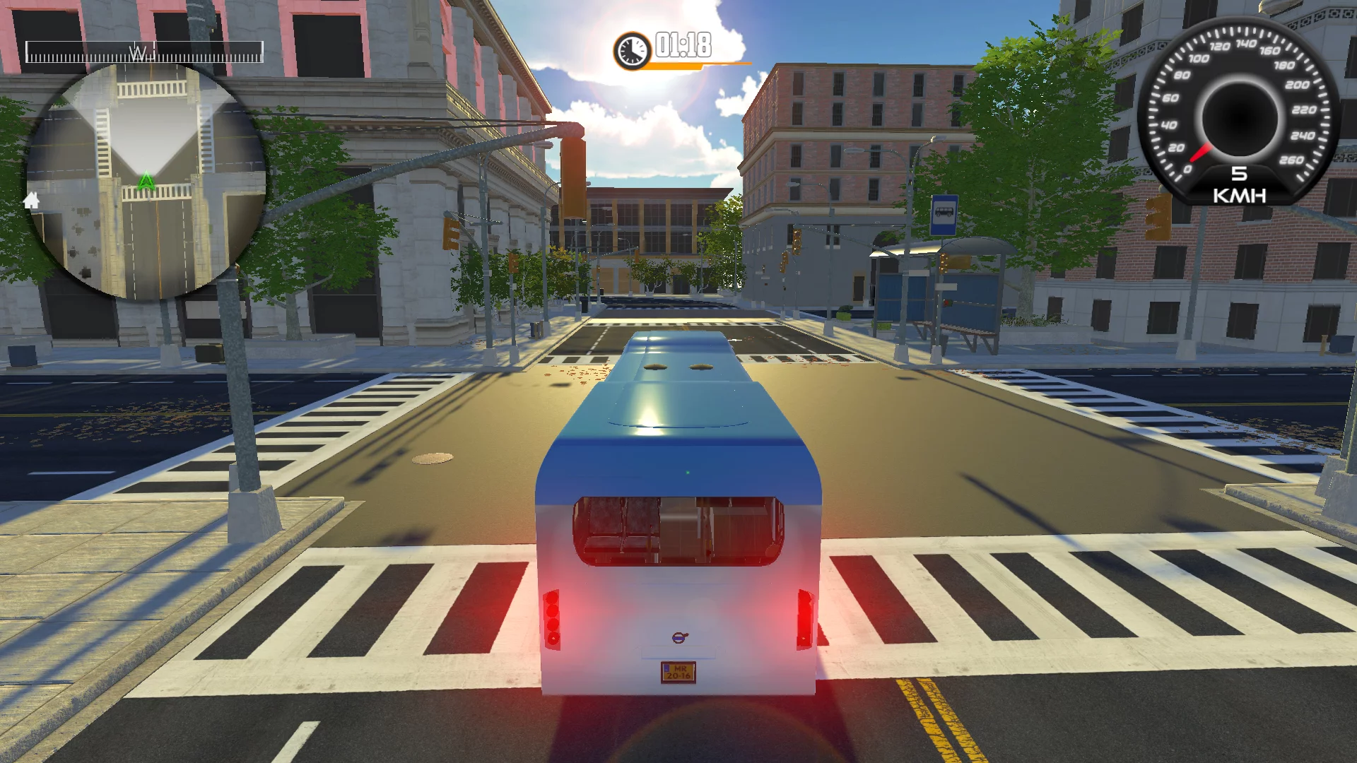Изображение игры: Coach Bus Simulator Parking