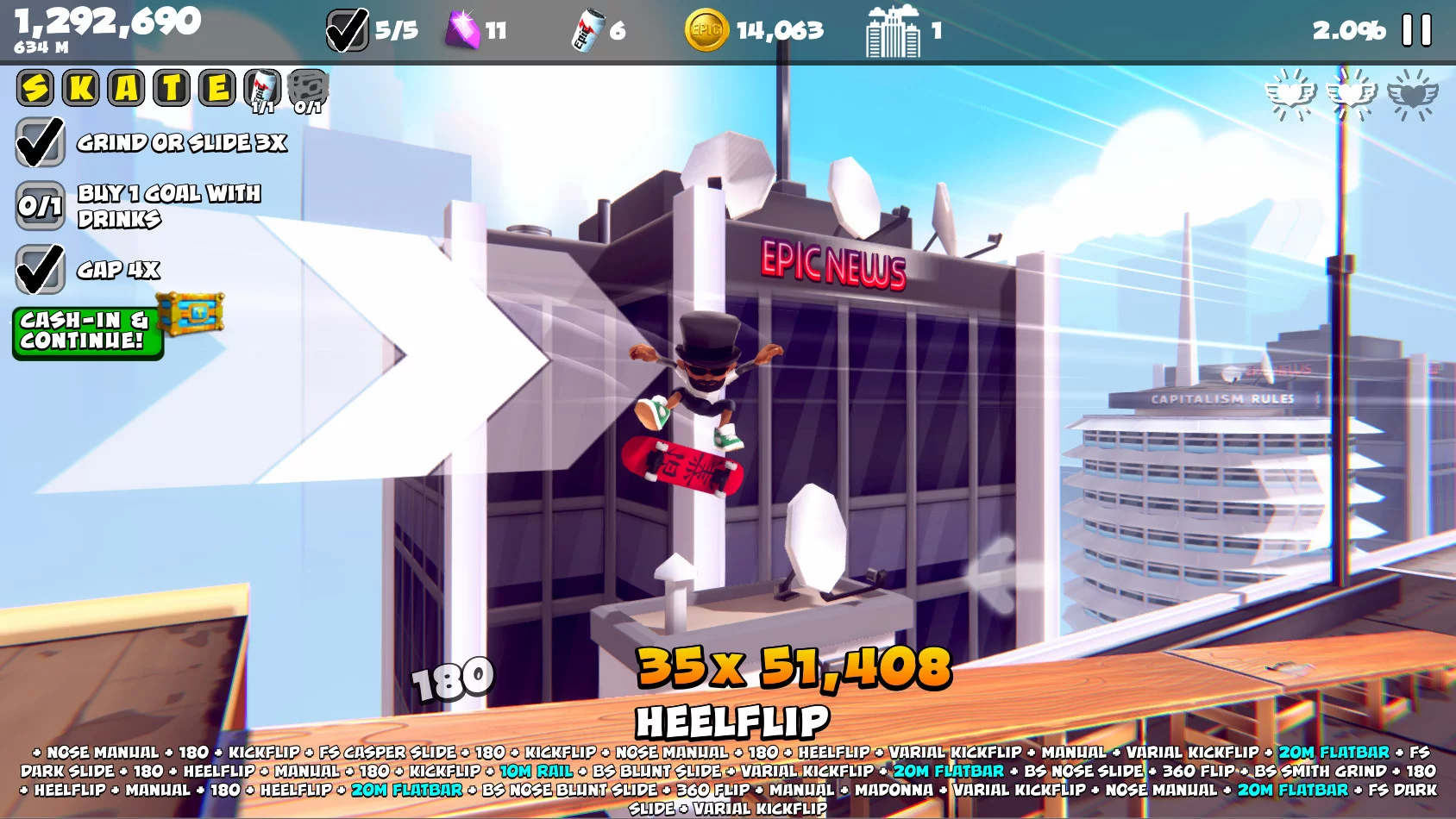 Изображение игры: Epic Skater 2