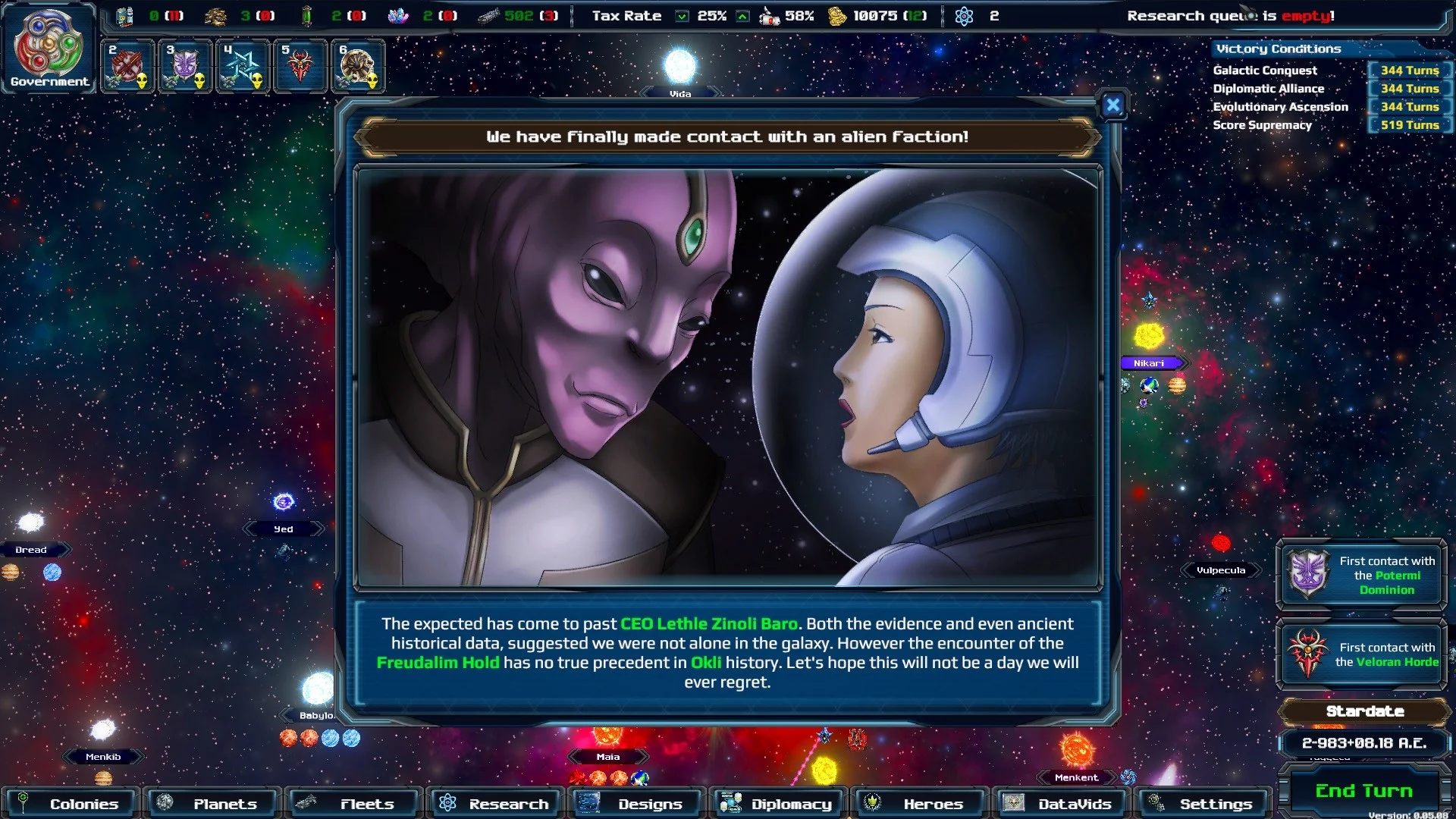 Изображение игры: Astra Exodus