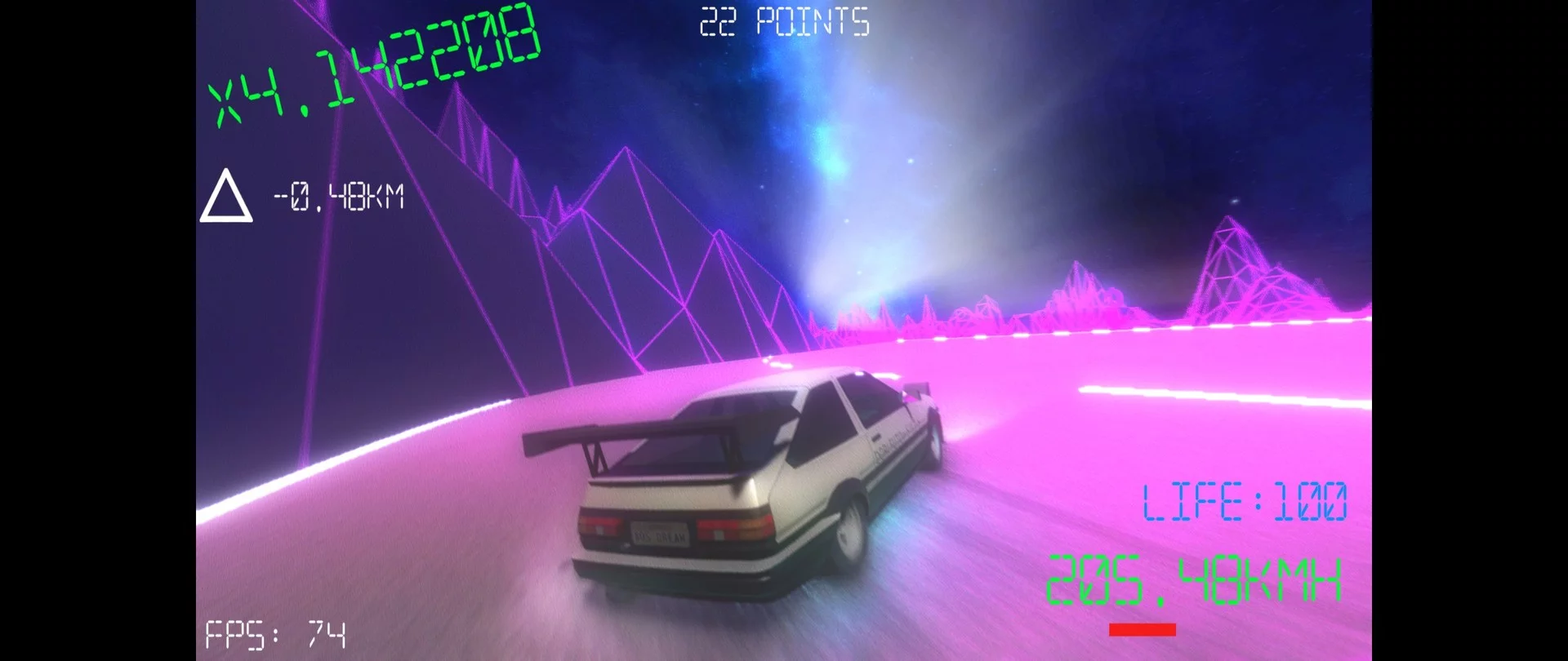 Изображение игры: Synthwave Dream '85