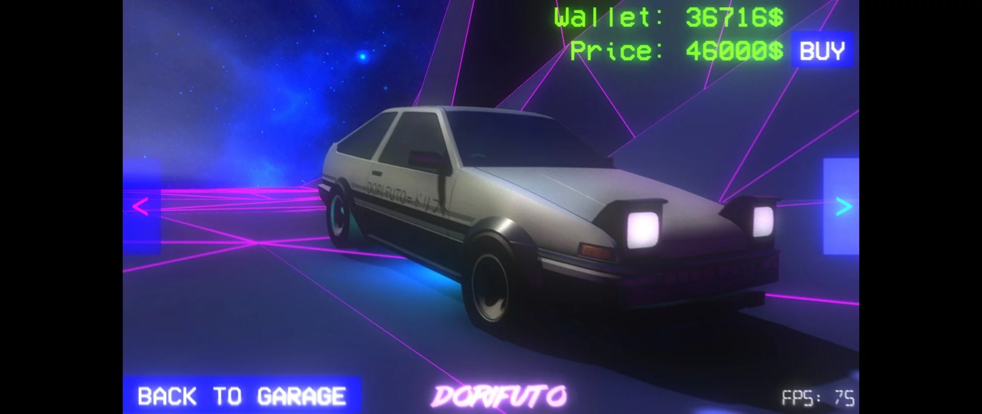 Изображение игры: Synthwave Dream '85