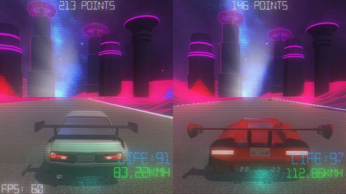 Изображение игры: Synthwave Dream '85