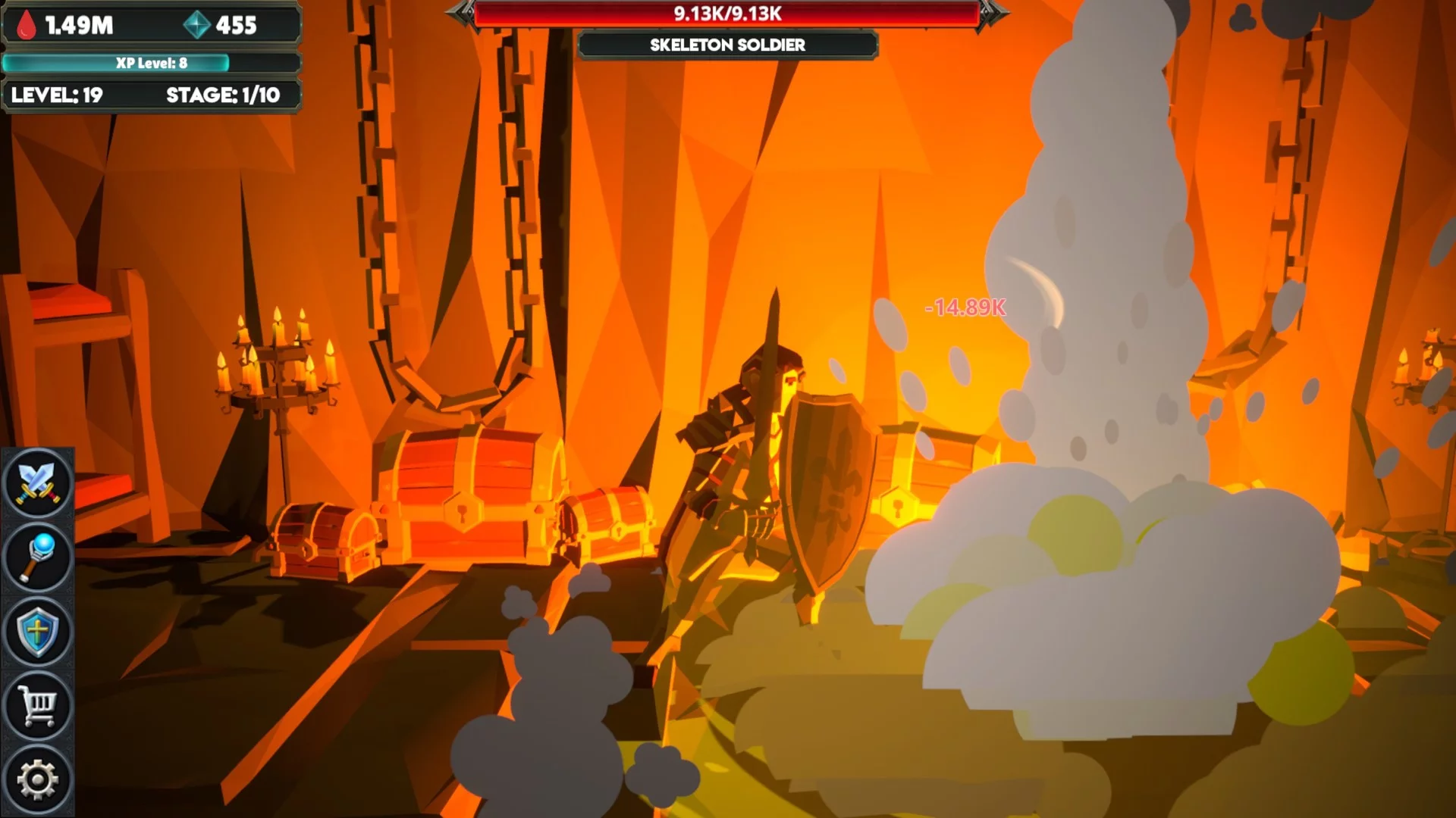 Изображение игры: Idle Dungeons