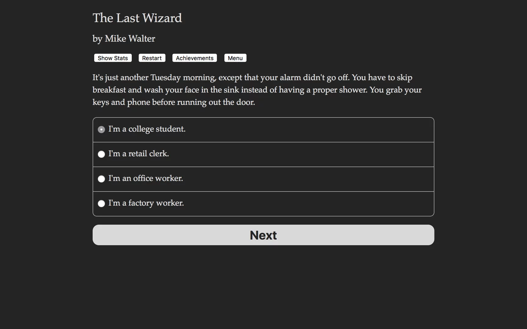 Изображение игры: The Last Wizard