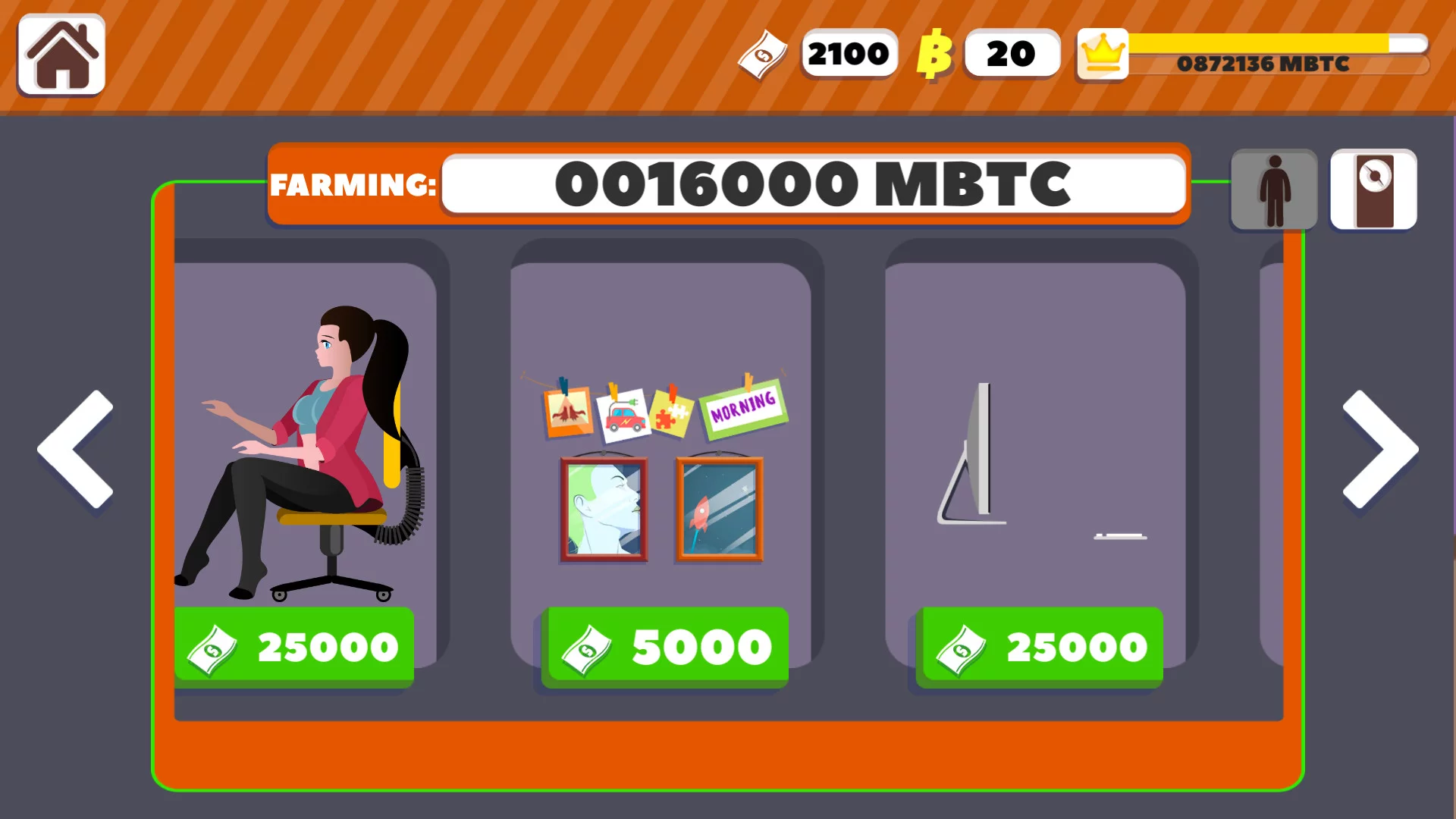 Изображение игры: Bitcoin Mining Tycoon