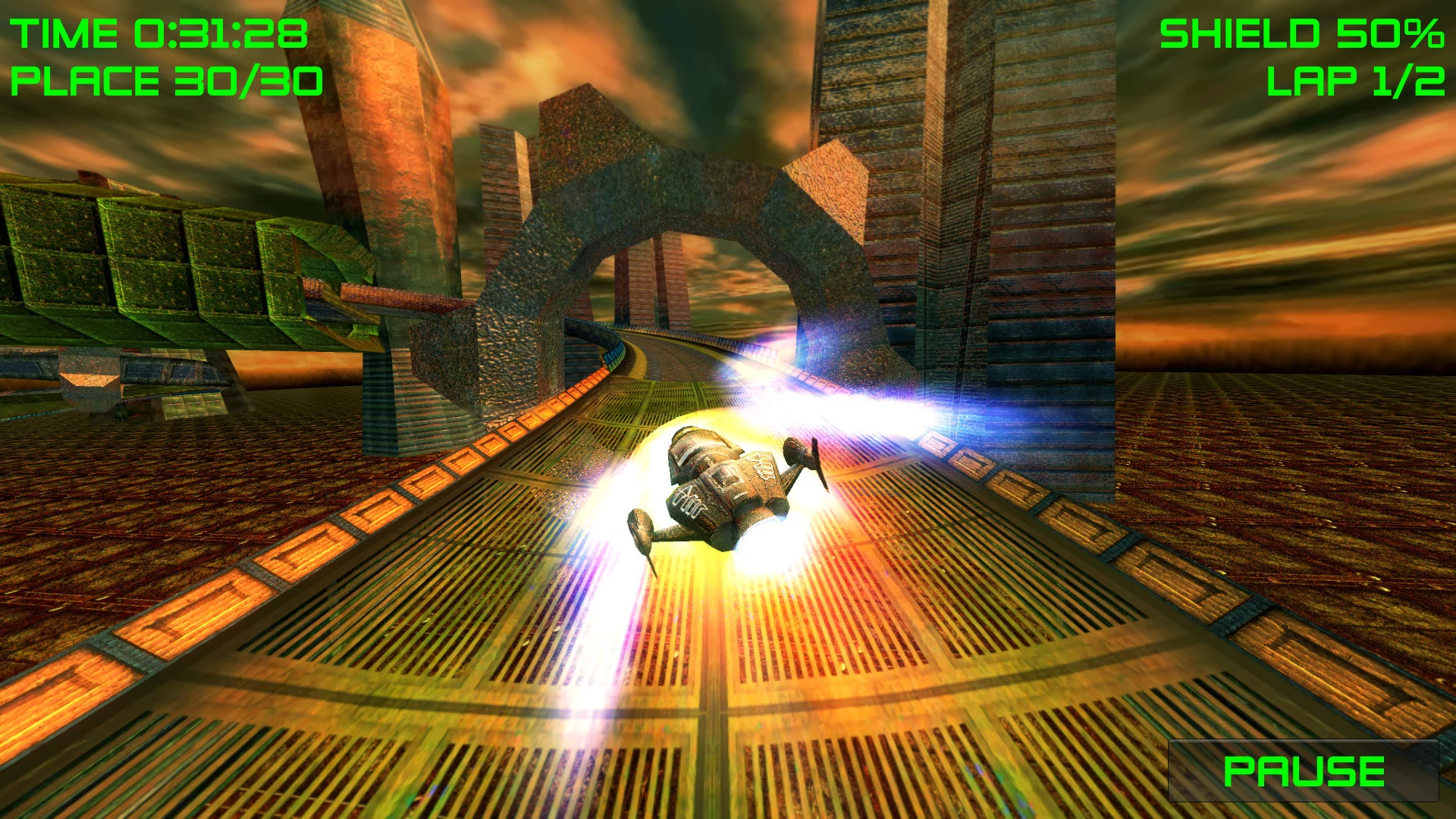Изображение игры: AceSpeeder3