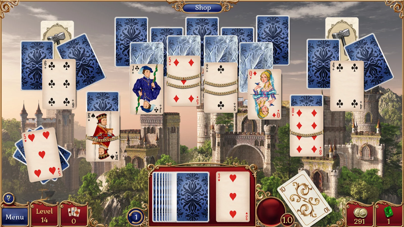 Изображение игры: Jewel Match Solitaire