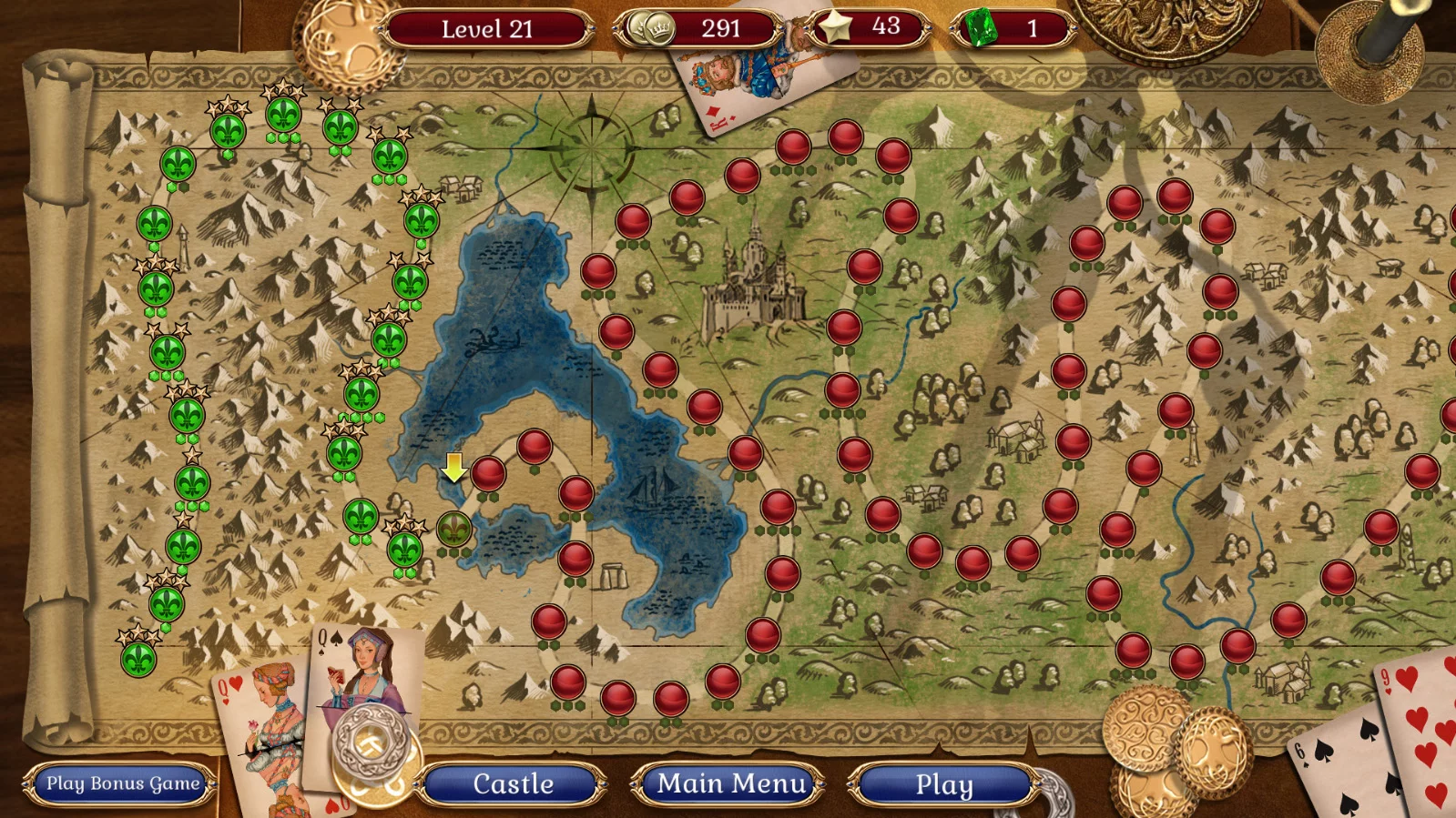 Изображение игры: Jewel Match Solitaire