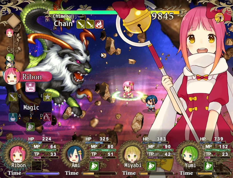 Изображение игры: Magical girl's labyrinth