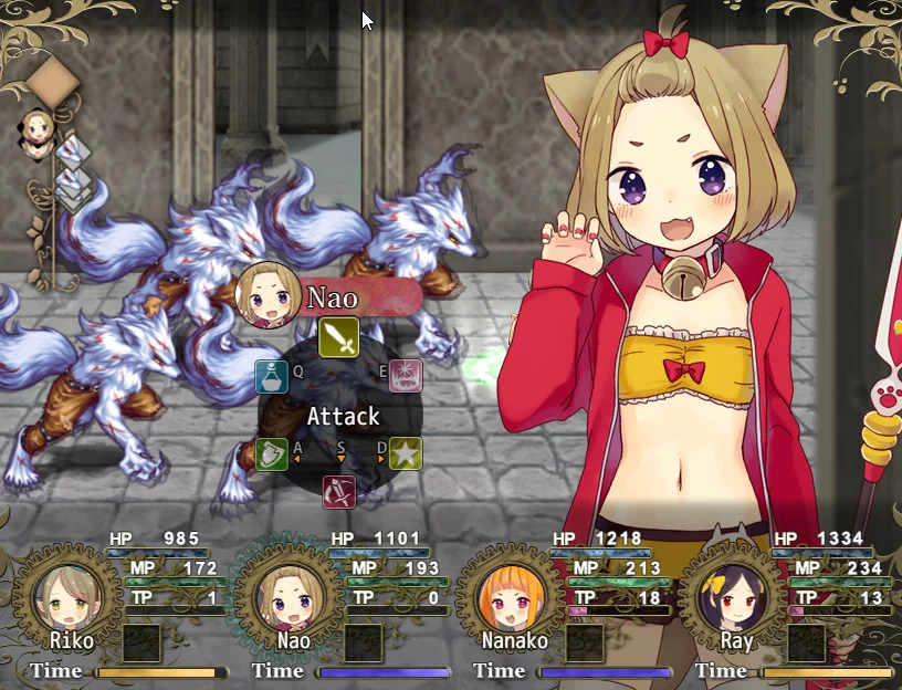 Изображение игры: Magical girl's labyrinth