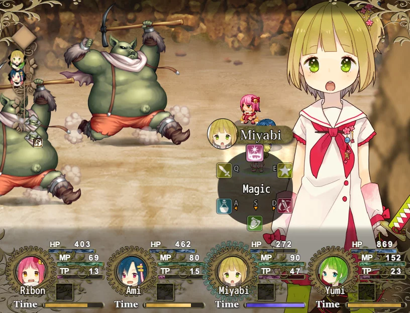 Изображение игры: Magical girl's labyrinth