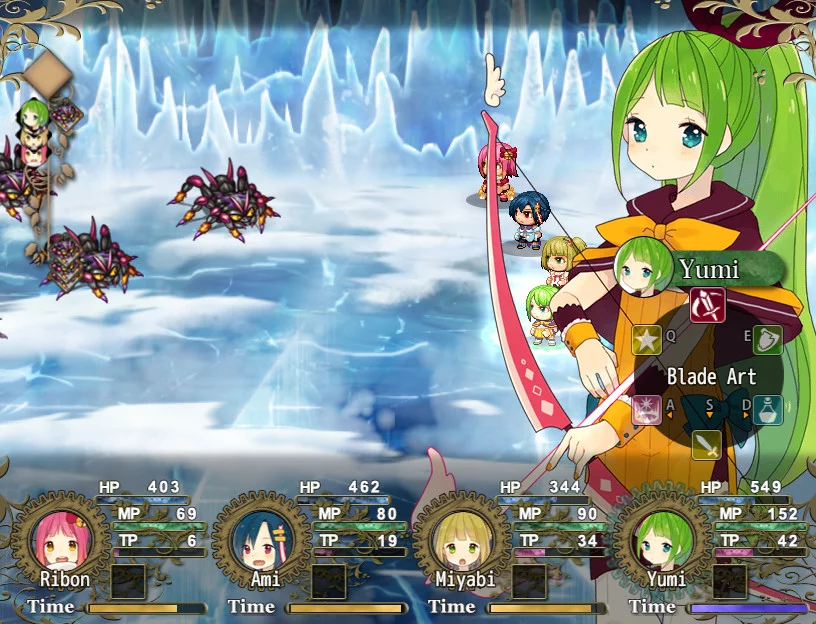 Изображение игры: Magical girl's labyrinth