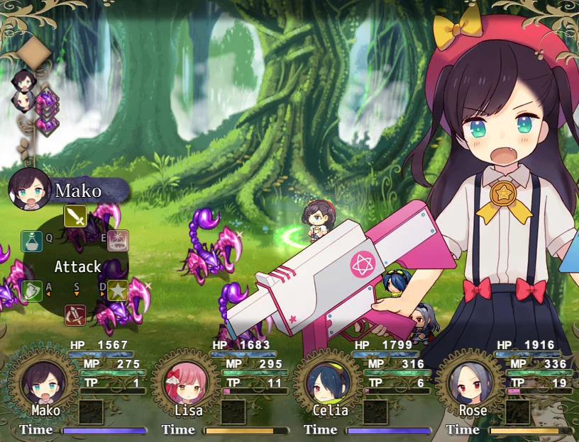 Изображение игры: Magical girl's labyrinth