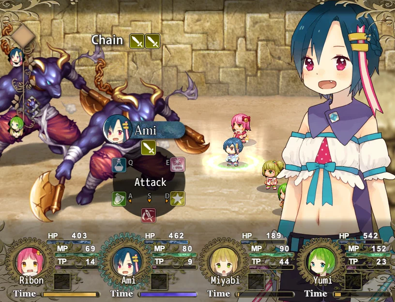 Изображение игры: Magical girl's labyrinth