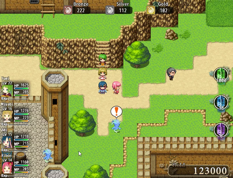Изображение игры: Magical girl's labyrinth