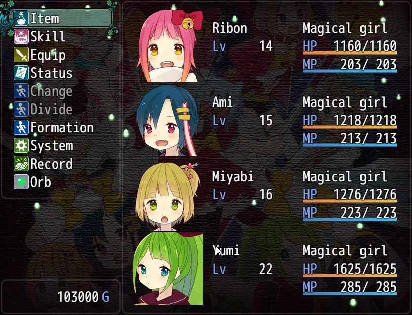 Изображение игры: Magical girl's labyrinth