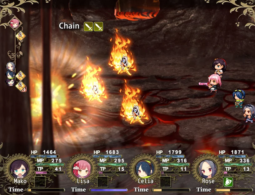 Изображение игры: Magical girl's labyrinth