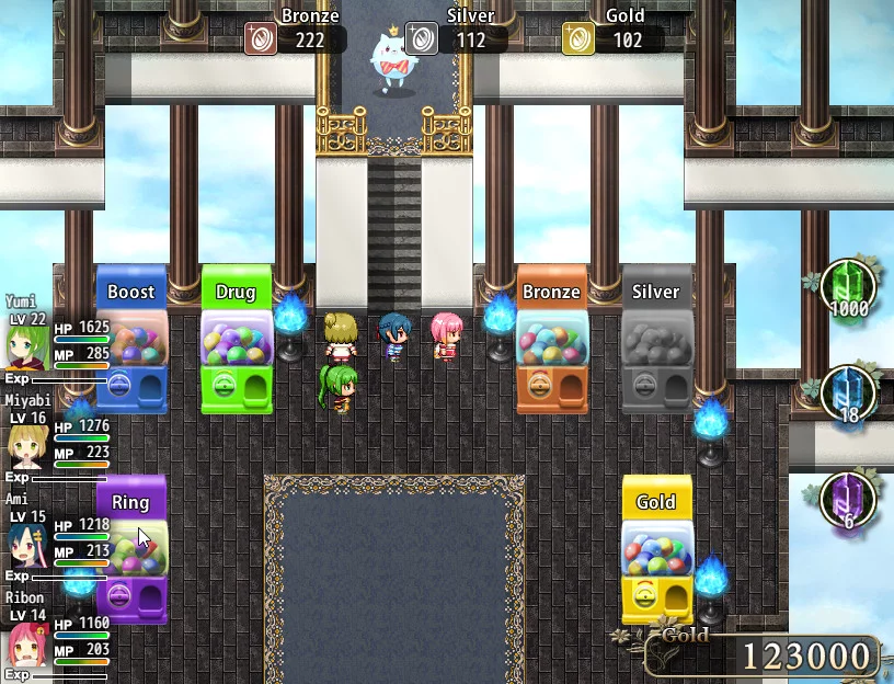 Изображение игры: Magical girl's labyrinth