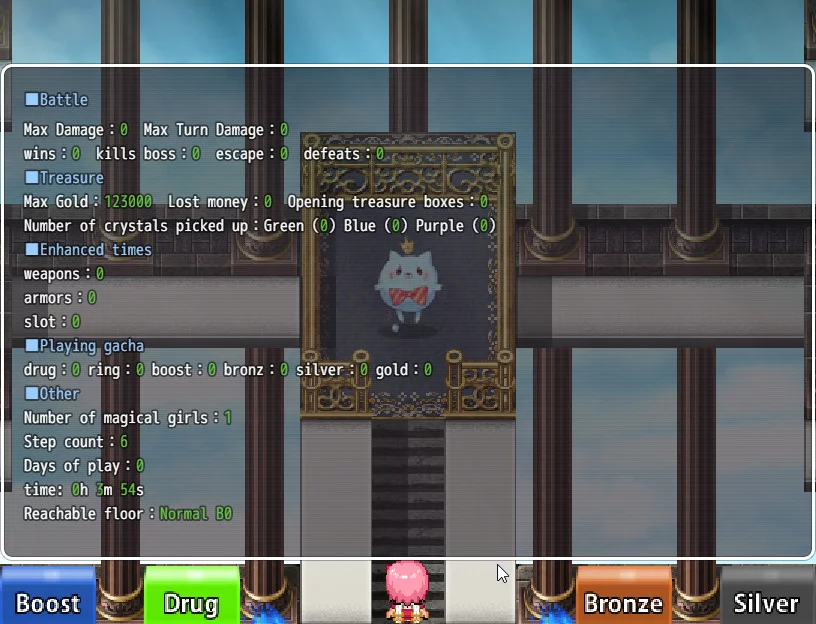 Изображение игры: Magical girl's labyrinth