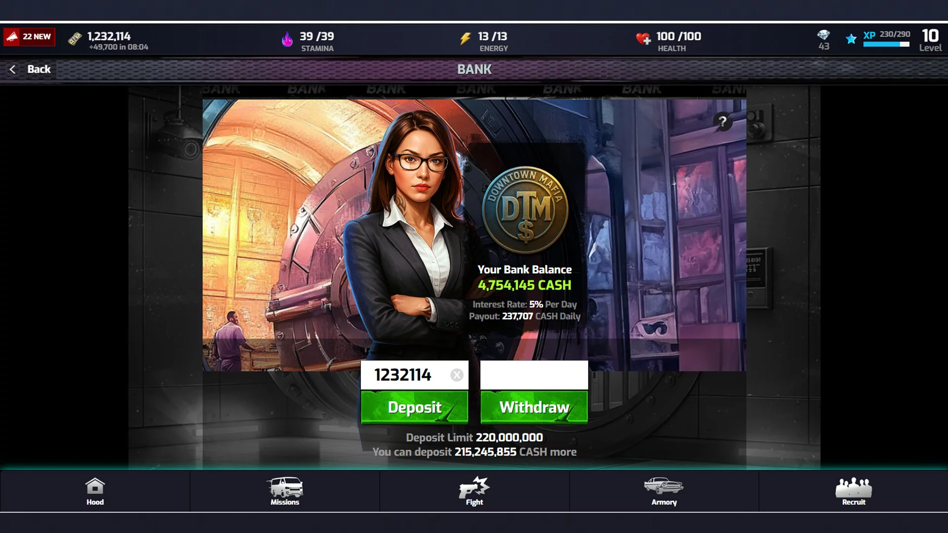 Изображение игры: Downtown Mafia: Gang Wars