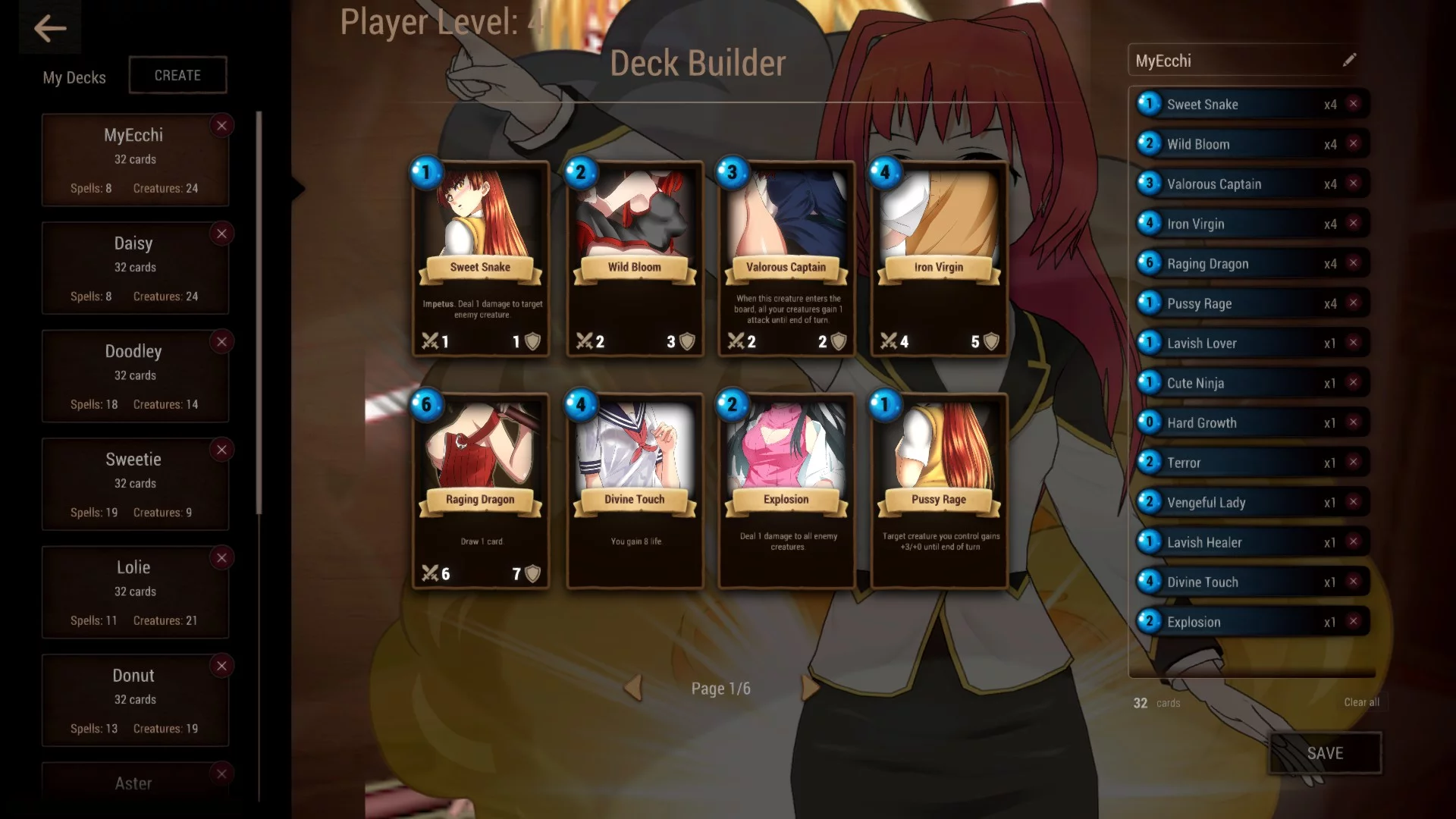 Изображение игры: Ecchi Cards