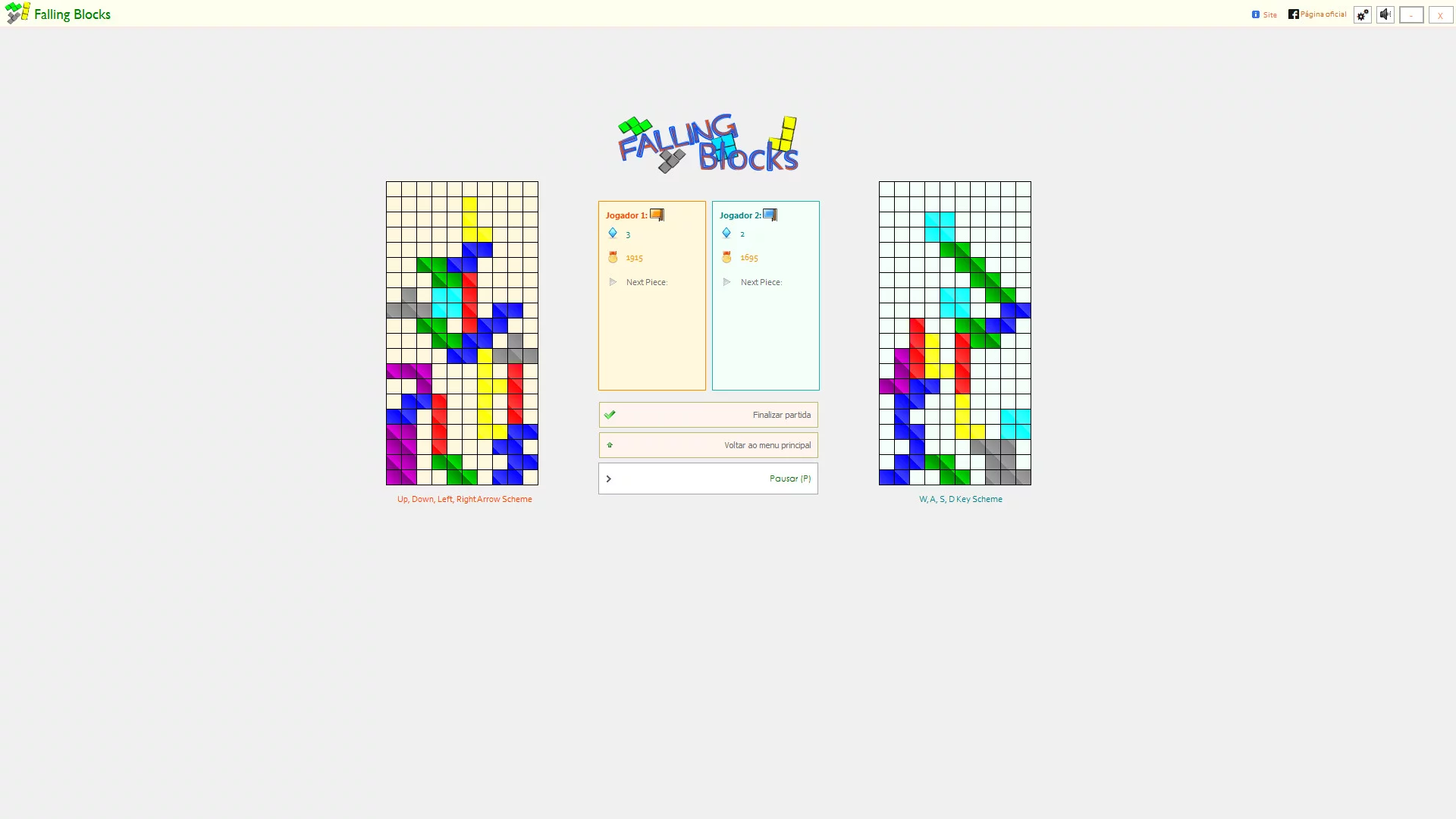 Изображение игры: Falling Blocks
