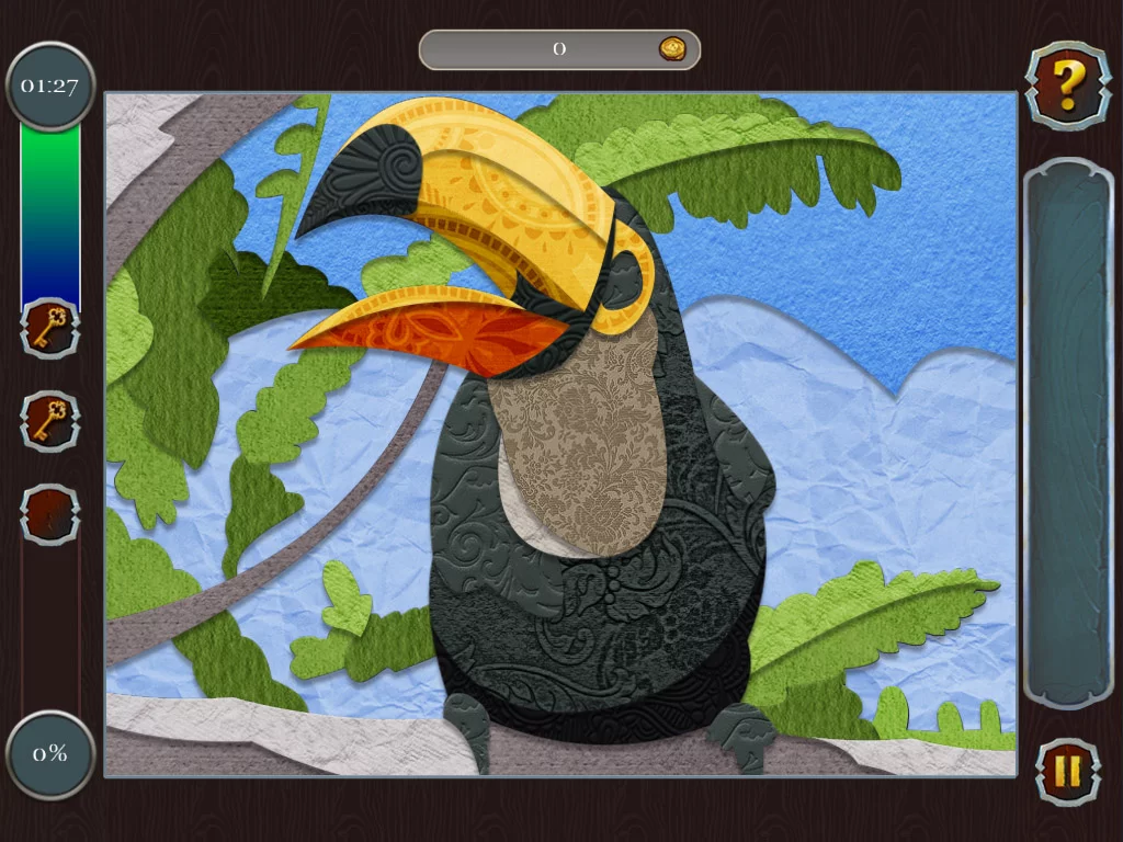 Изображение игры: Pirate Mosaic Puzzle. Caribbean Treasures