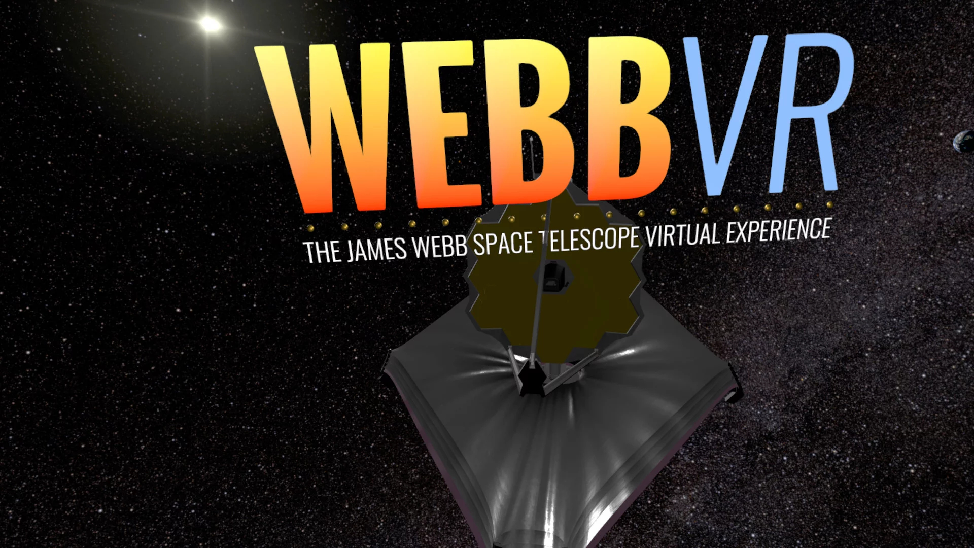 Изображение игры: WebbVR: The James Webb Space Telescope Virtual Experience