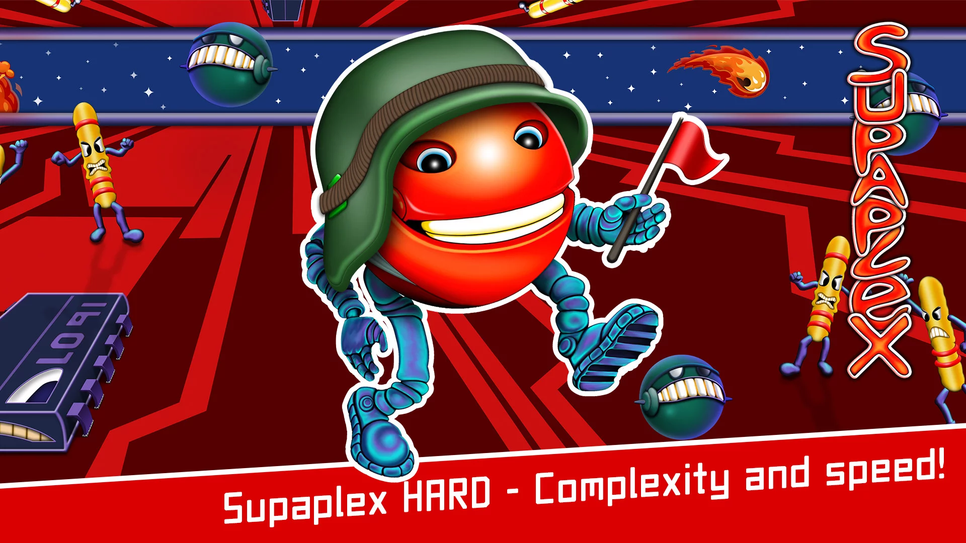 Изображение игры: Supaplex HARD