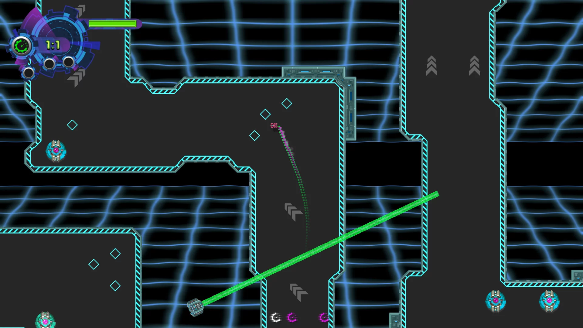 Изображение игры: Grid Gunner