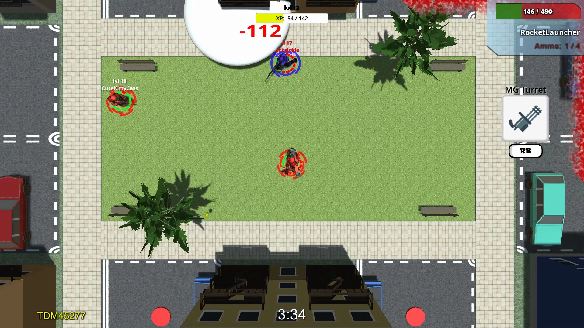 Изображение игры: Warlords.io