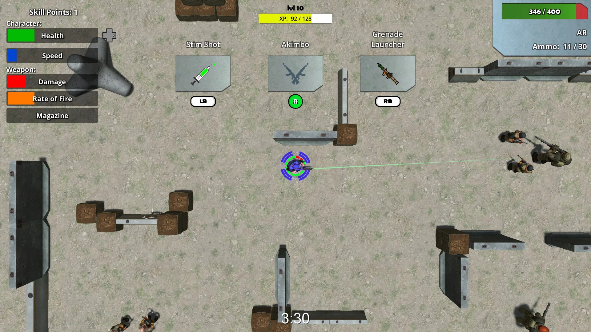 Изображение игры: Warlords.io