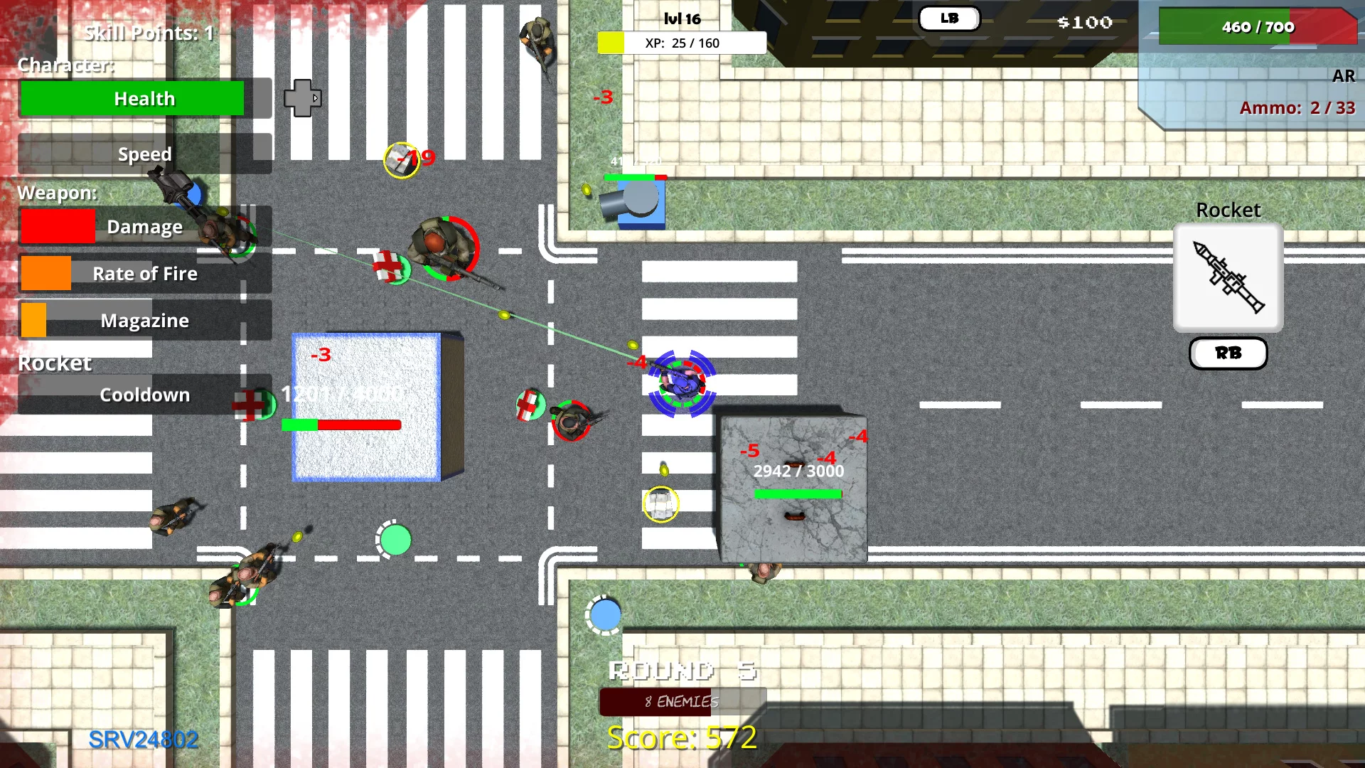 Изображение игры: Warlords.io