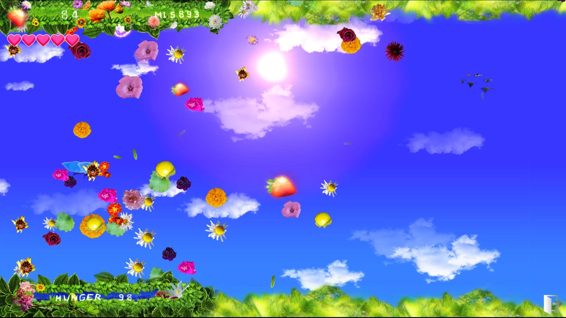 Изображение игры: Fly of butterfly