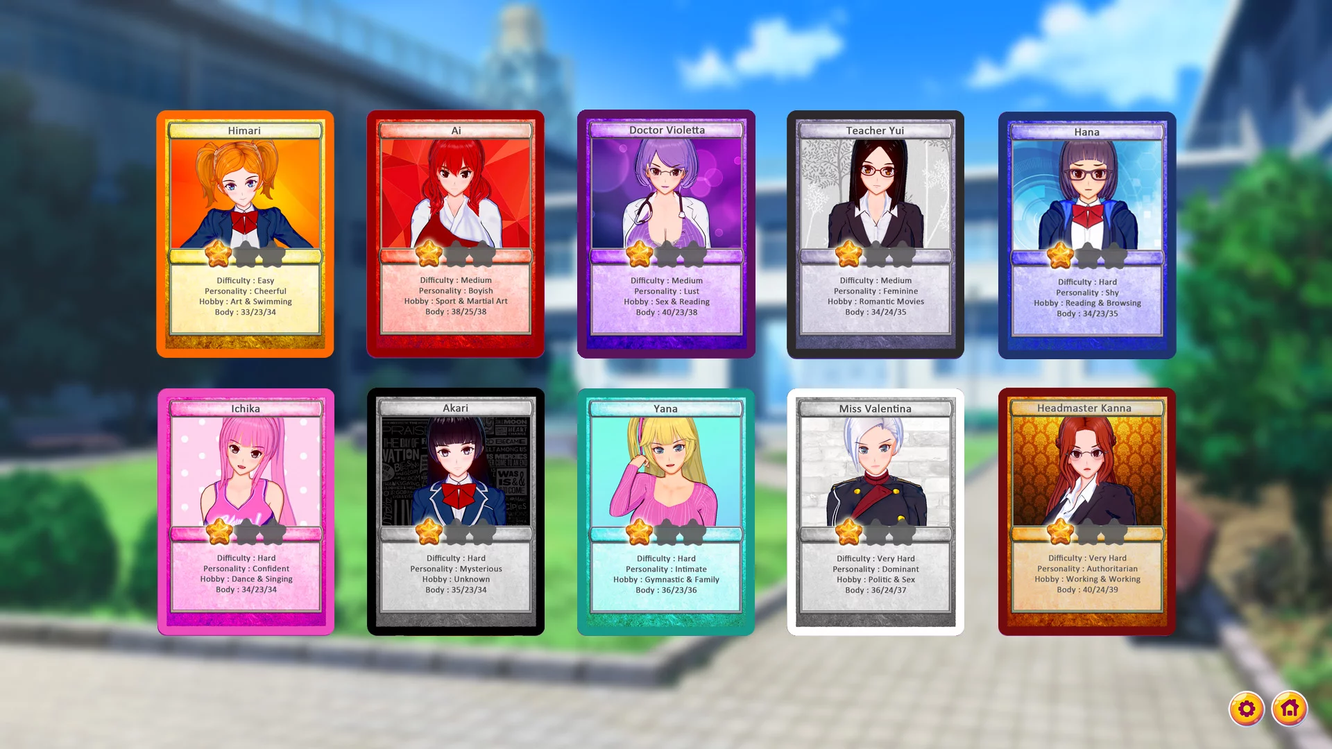 Изображение игры: Waifu School