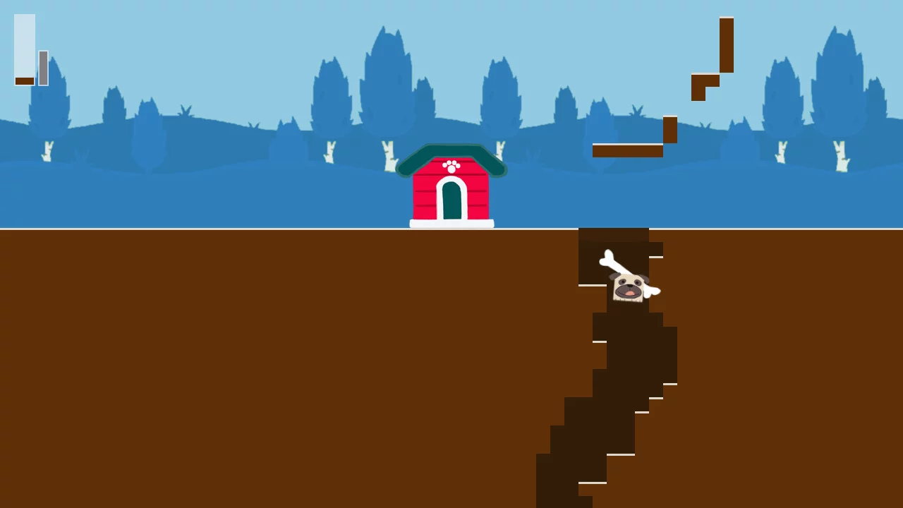 Изображение игры: Doggo Dig Down