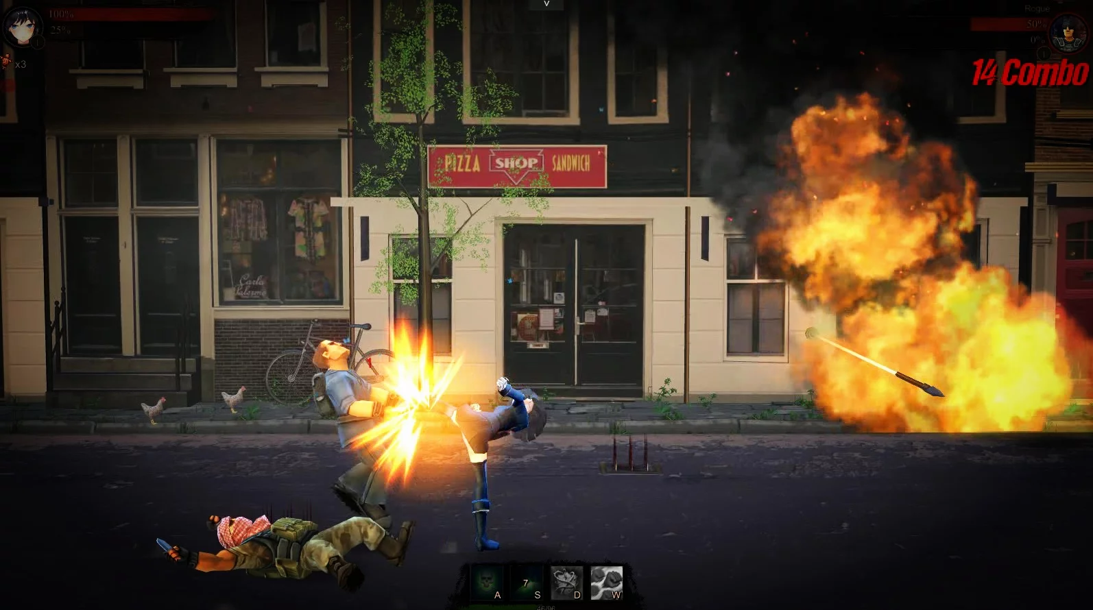 Изображение игры: Zombie Flick | 僵尸快打