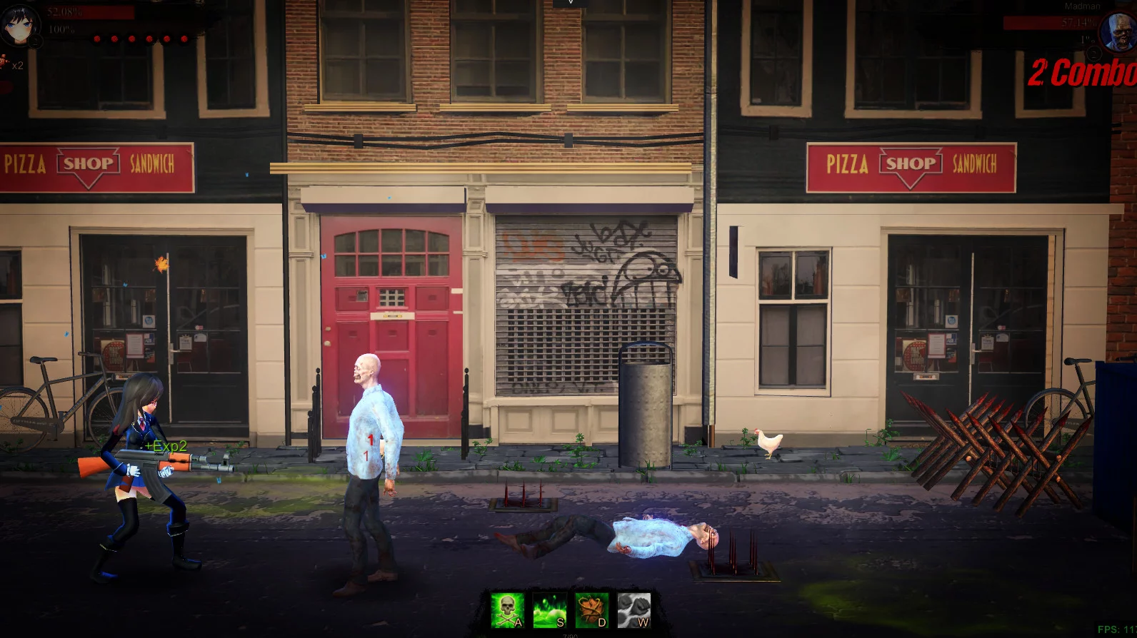 Изображение игры: Zombie Flick | 僵尸快打