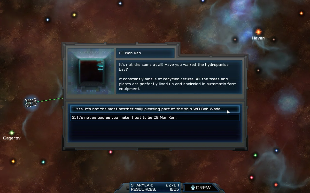 Изображение игры: Voidship: The Long Journey