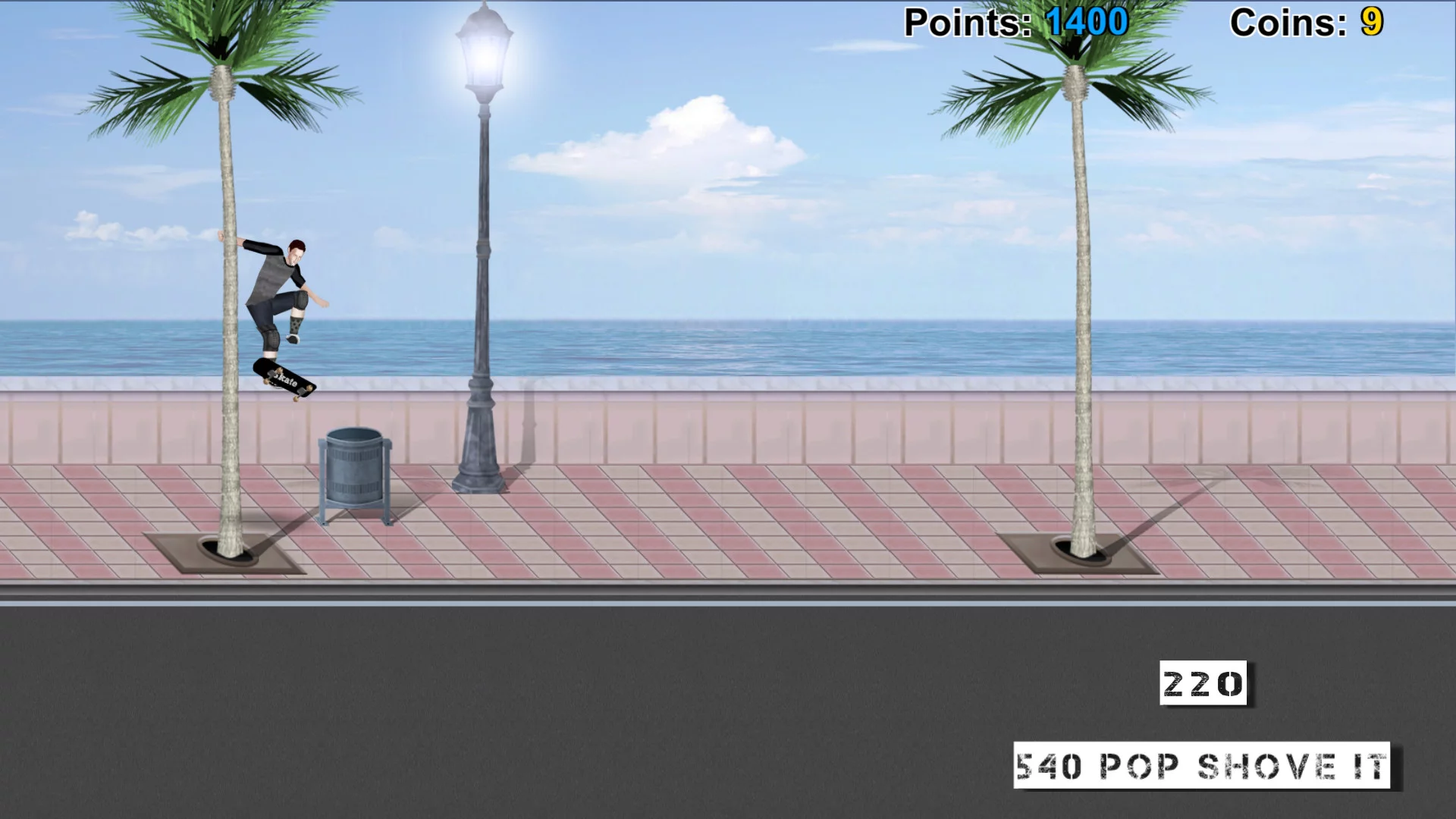 Изображение игры: Skateboarding pro