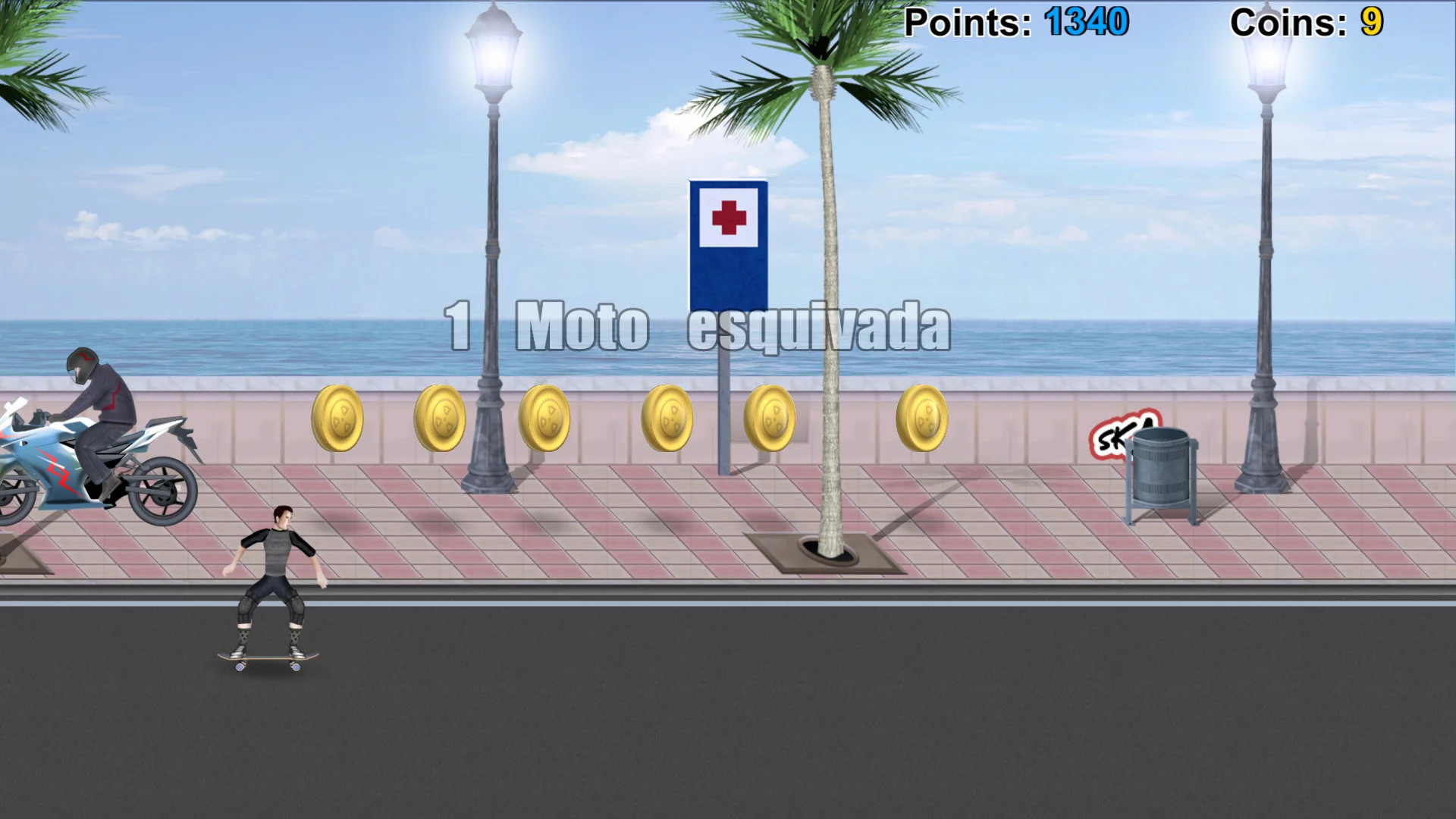 Изображение игры: Skateboarding pro