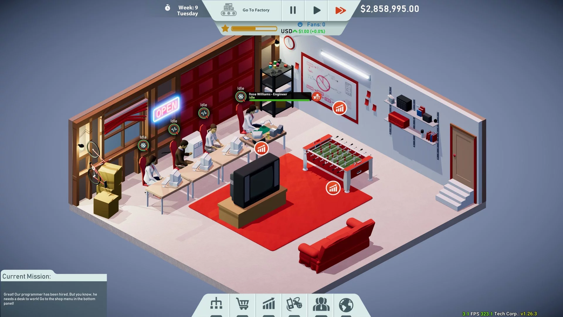 Изображение игры: Tech Corp.
