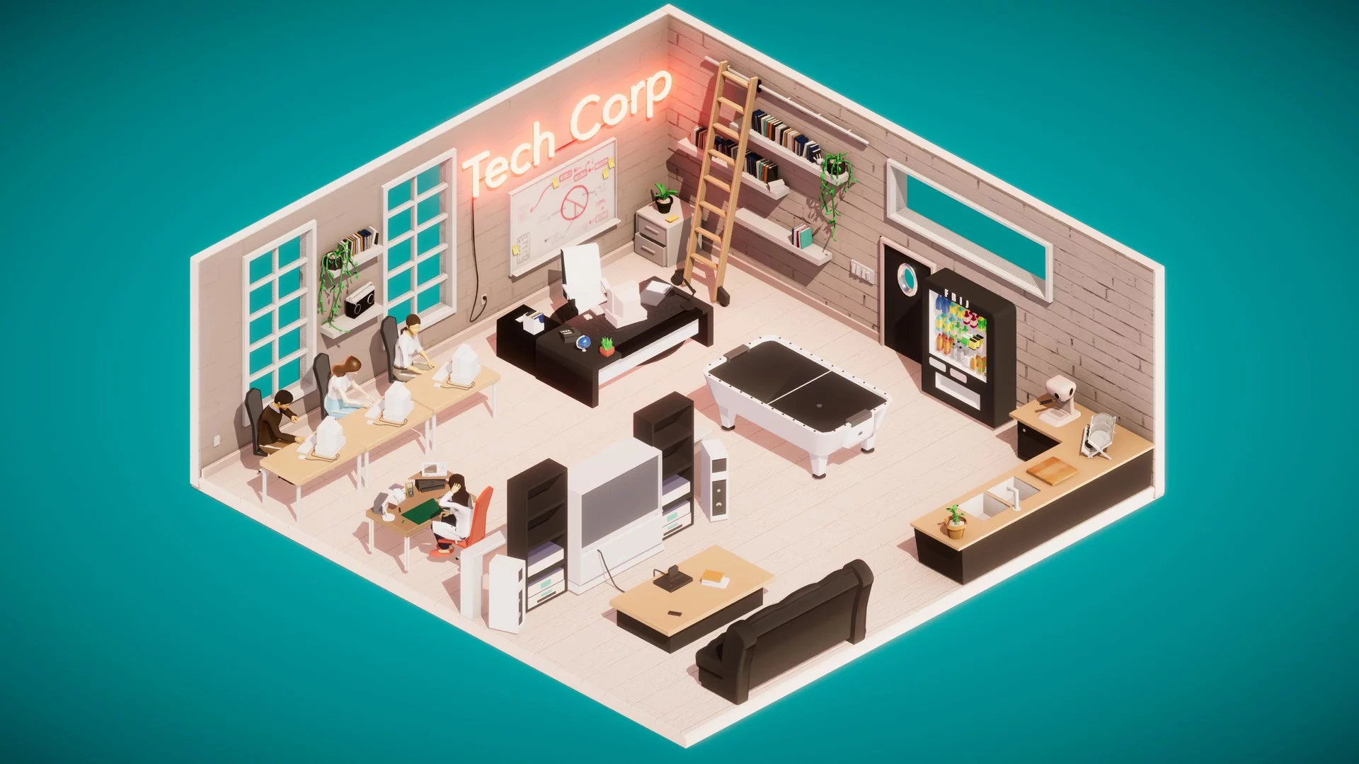 Изображение игры: Tech Corp.