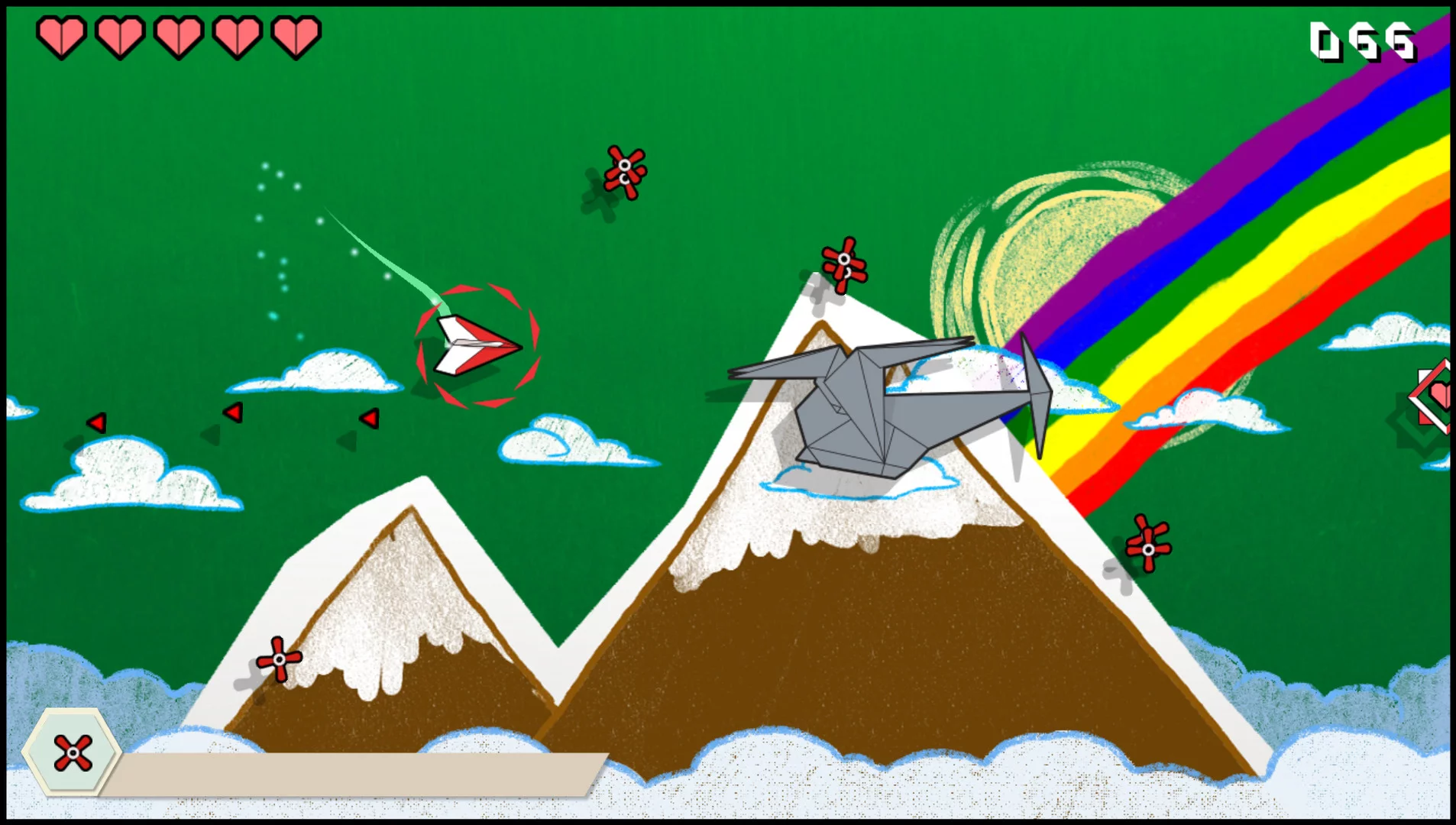 Изображение игры: Origami Flight